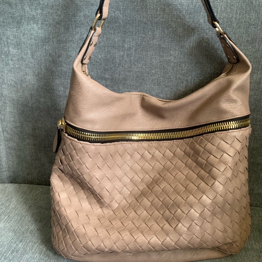 Blush colored purse
